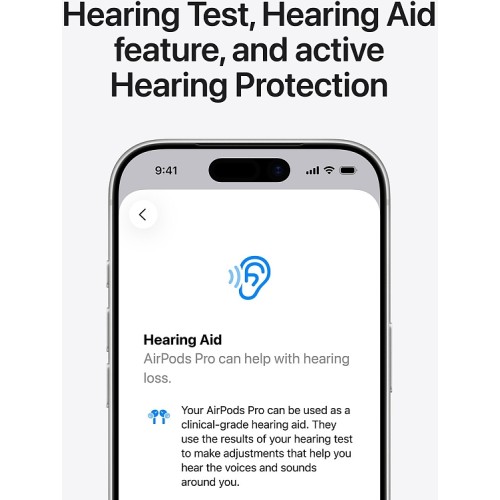 HANDS FREE BLUETOOTH APPLE AIRPODS PRO 3 MFHP4ZM/A WHITE ANC